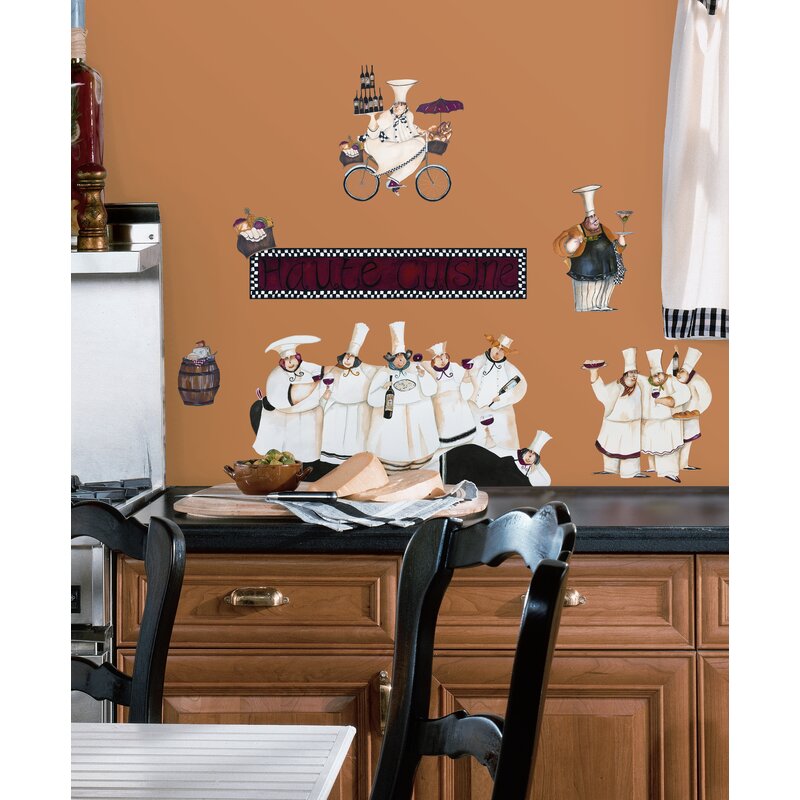 15 Piece Chefs Wall Decal 
